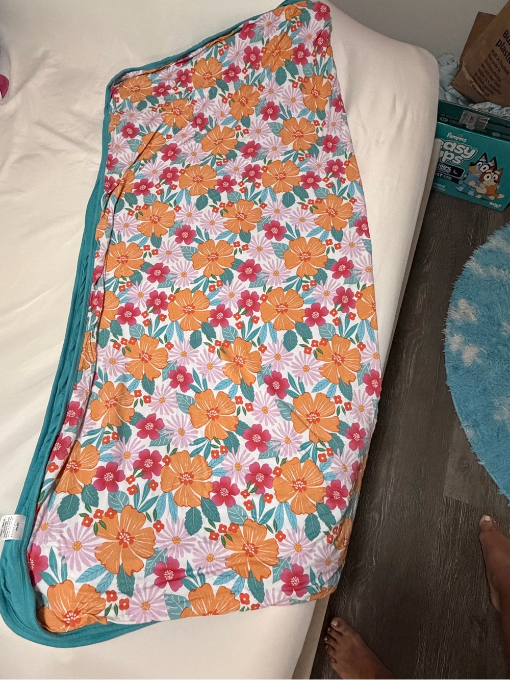 Little Sleepies Beachy Blooms CLOUD